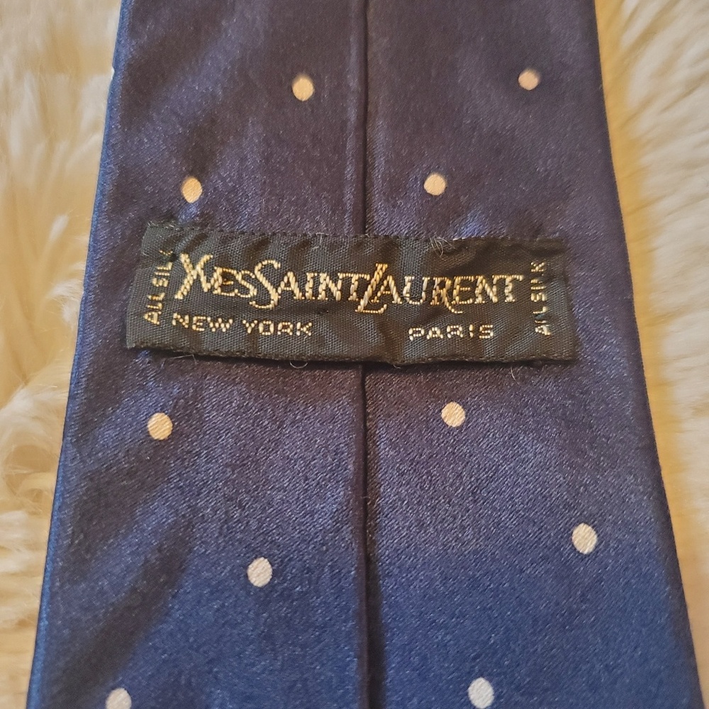 Yves Saint Laurent Silk Tie - Picture 2 of 4